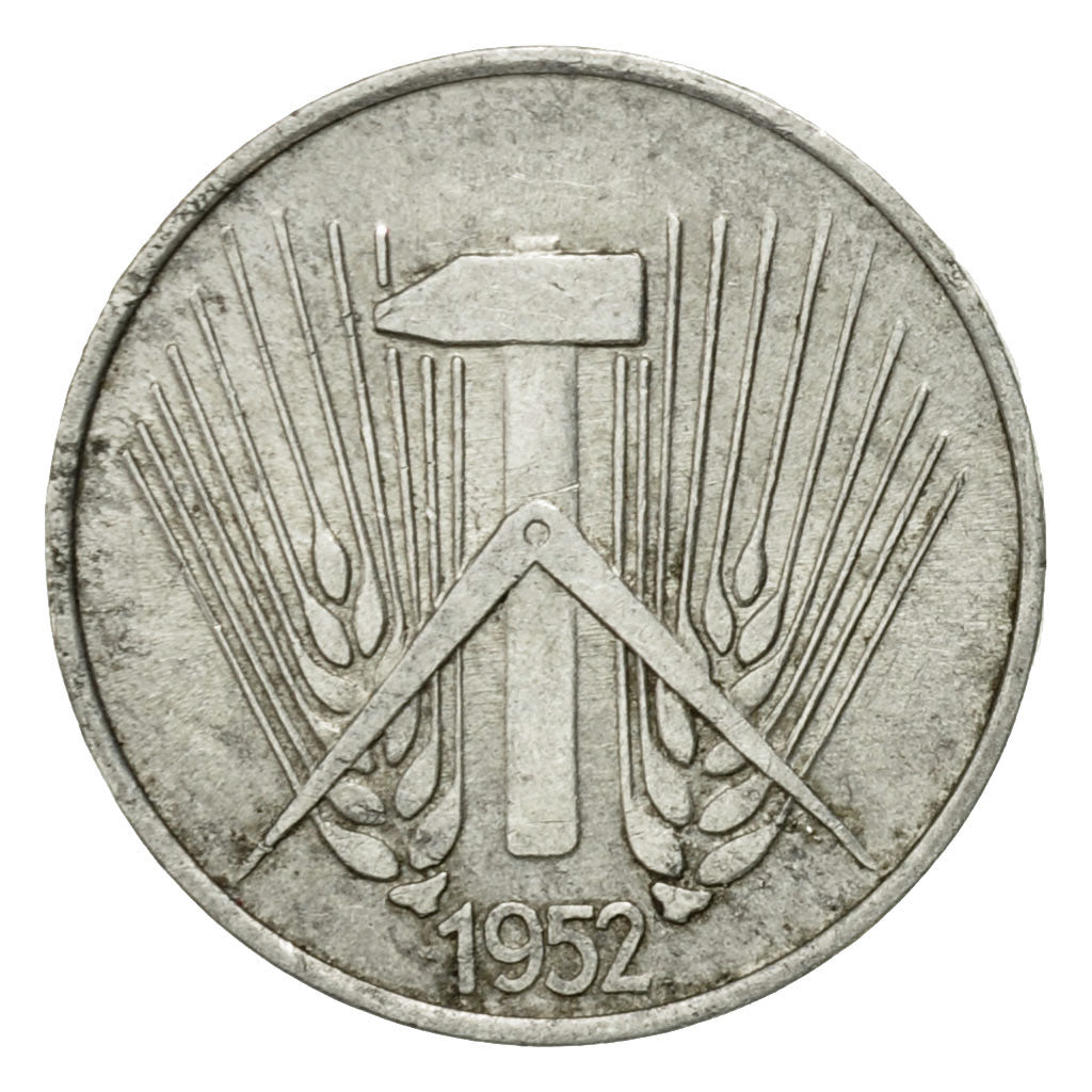 Moneta, REPUBBLICA DEMOCRATICA TEDESCA, Pfennig, 1952, Berlin, MB, Alluminio
