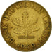 Monnaie, République fédérale allemande, 10 Pfennig, 1949, Hambourg, TB, Brass