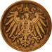 Moneta, GERMANIA - IMPERO, Wilhelm II, Pfennig, 1913, Berlin, BB, Rame, KM:10