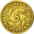 Coin, GERMANY, WEIMAR REPUBLIC, 5 Reichspfennig, 1925, Berlin, AU(55-58)