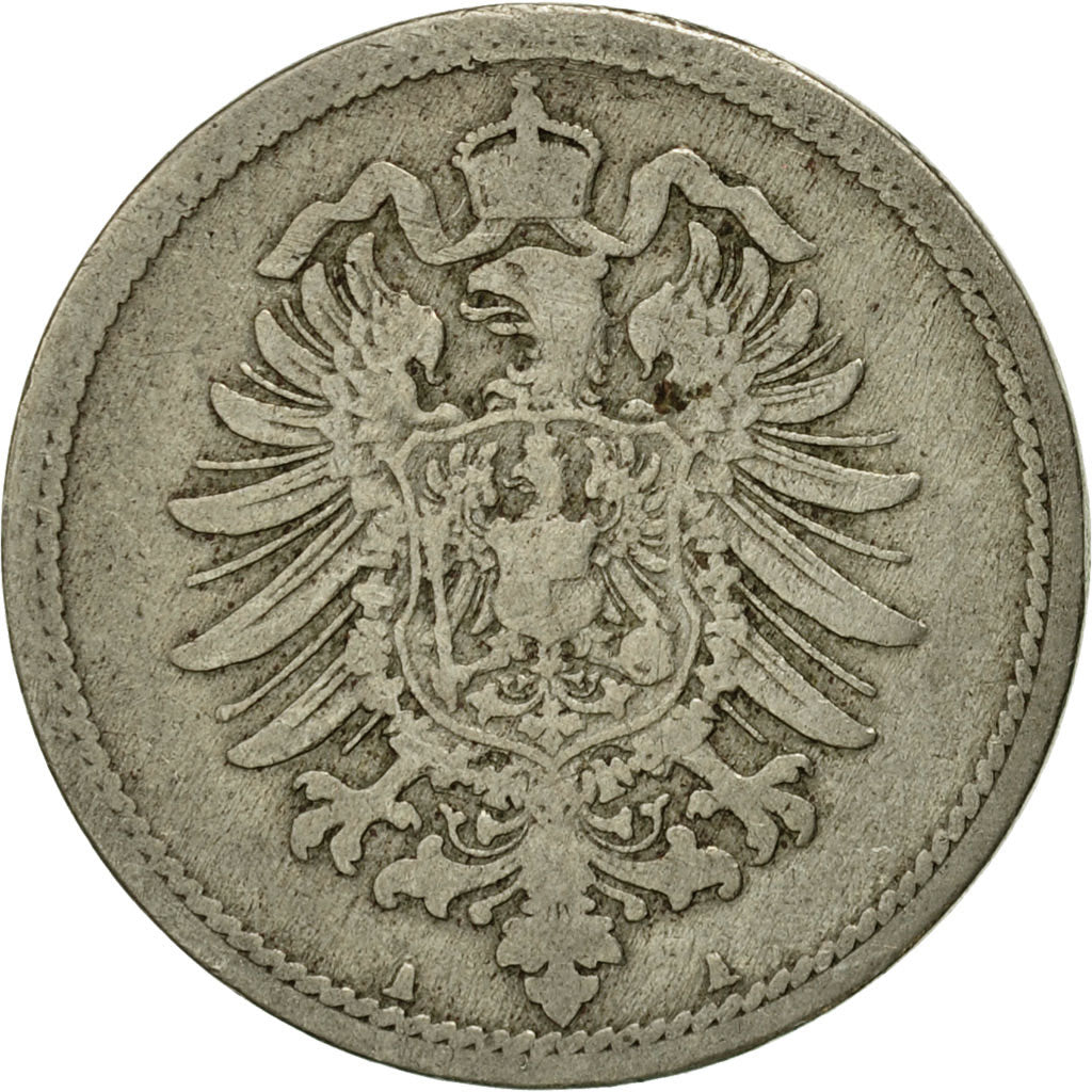Monnaie, GERMANY - EMPIRE, Wilhelm I, 10 Pfennig, 1889, Berlin, TTB