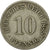 Moneta, NIEMCY - IMPERIUM, Wilhelm I, 10 Pfennig, 1889, Berlin, EF(40-45)