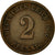Coin, GERMANY - EMPIRE, Wilhelm I, 2 Pfennig, 1876, Berlin, EF(40-45), Copper