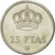 Moneta, Hiszpania, Juan Carlos I, 25 Pesetas, 1976, AU(55-58), Miedź-Nikiel