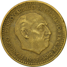 Coin, Spain, Francisco Franco, caudillo, Peseta, 1962, AU(55-58)