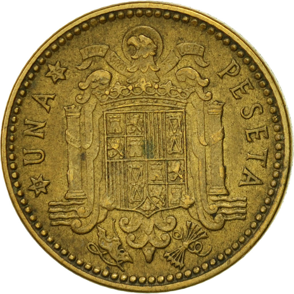Moneta, Spagna, Francisco Franco, caudillo, Peseta, 1956, BB, Alluminio-bronzo