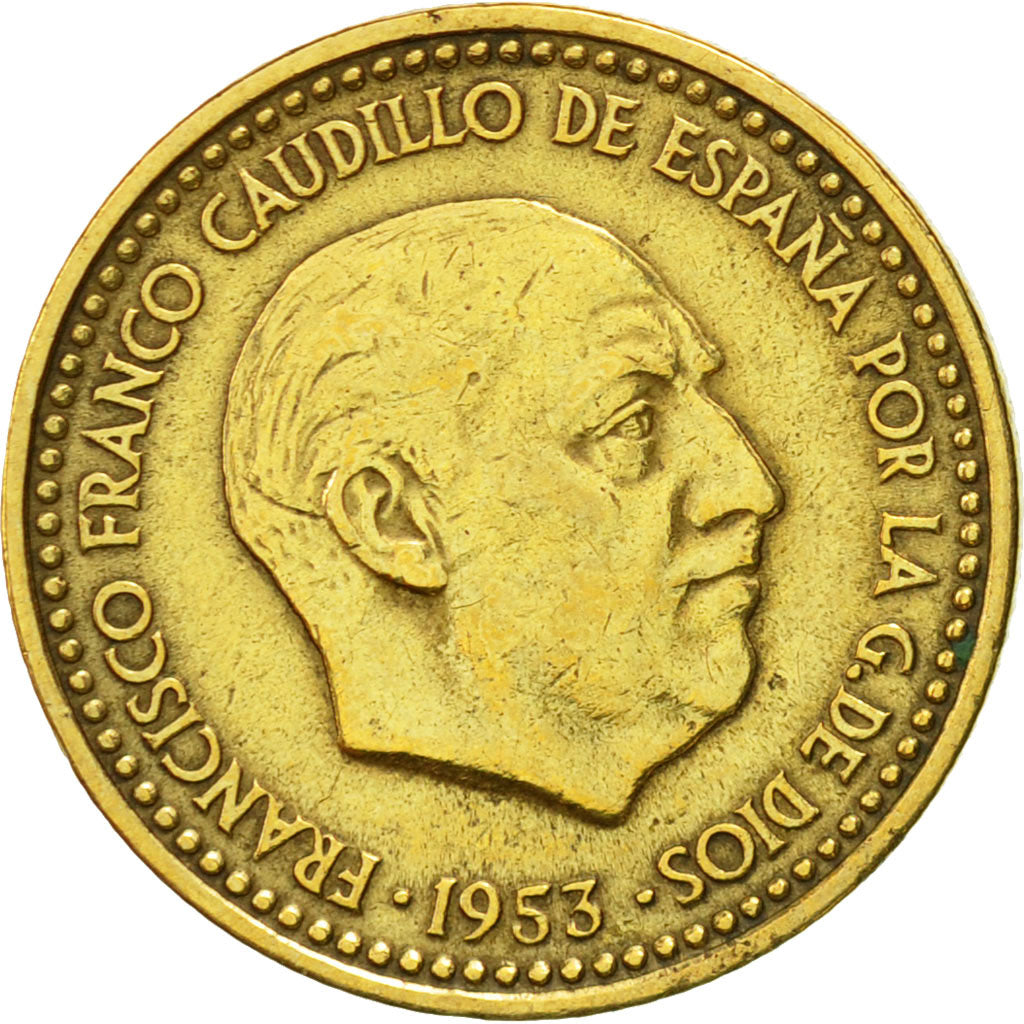 Moneta, Spagna, Francisco Franco, caudillo, Peseta, 1956, SPL-