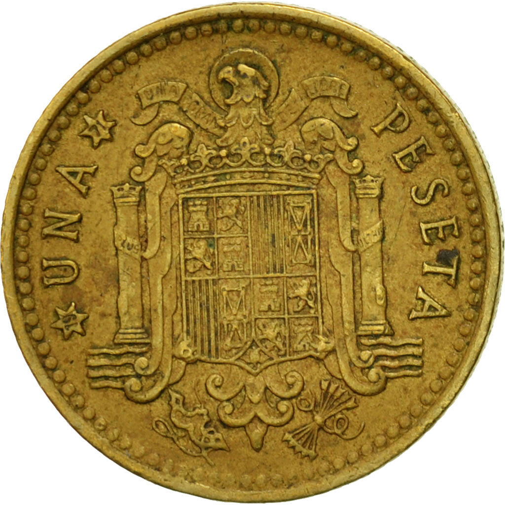 Moneta, Hiszpania, Francisco Franco, caudillo, Peseta, 1971, EF(40-45)