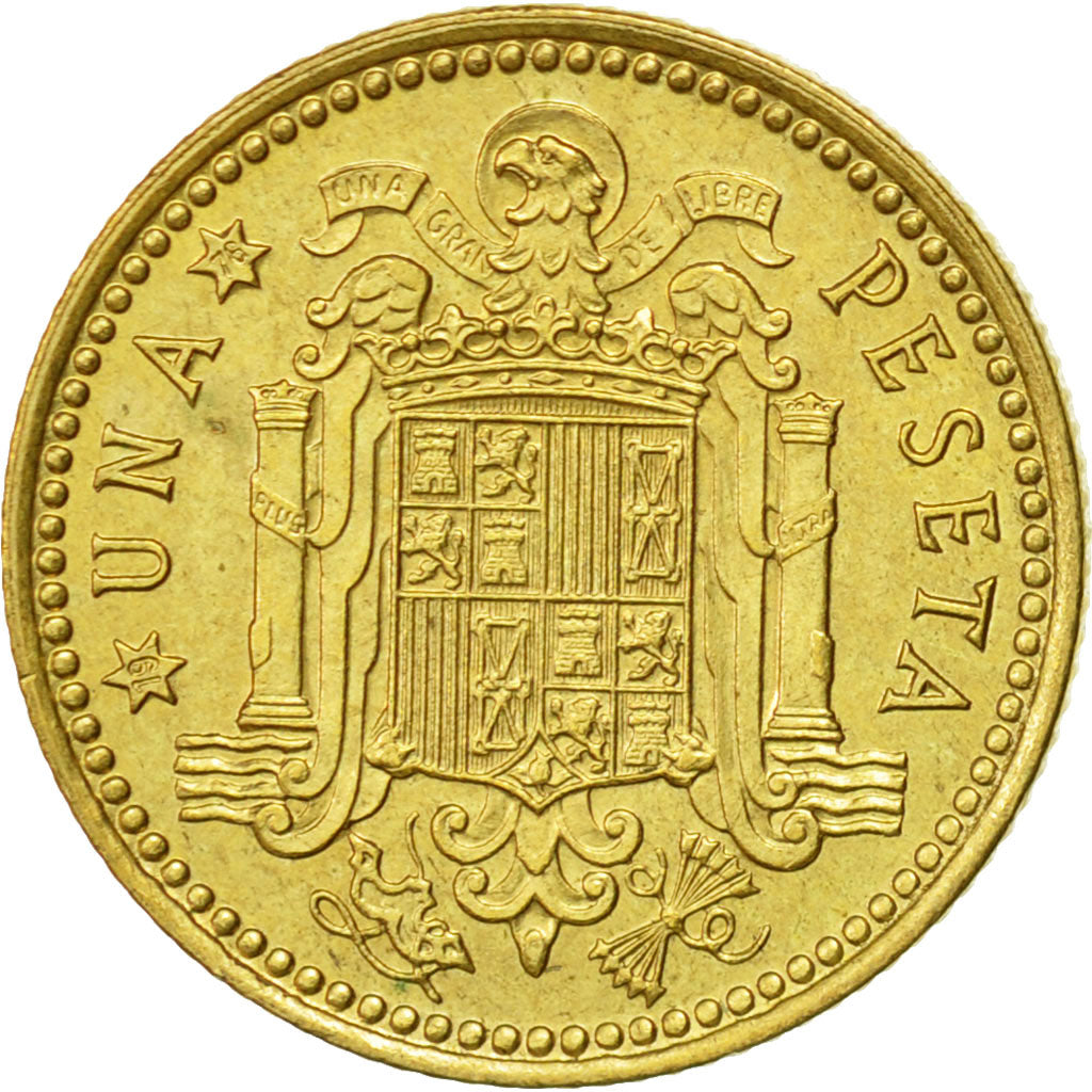 Coin, Spain, Juan Carlos I, Peseta, 1976, AU(55-58), Aluminum-Bronze, KM:806