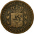 Moneta, Hiszpania, Alfonso XII, 10 Centimos, 1879, EF(40-45), Bronze, KM:675