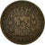 Moneta, Hiszpania, Alfonso XII, 10 Centimos, 1877, EF(40-45), Bronze, KM:675