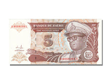 Zaïre, 5 Nouveaux Zaïres, 1993, KM #53a, 1993-06-24, UNC(65-70), D 8059255C