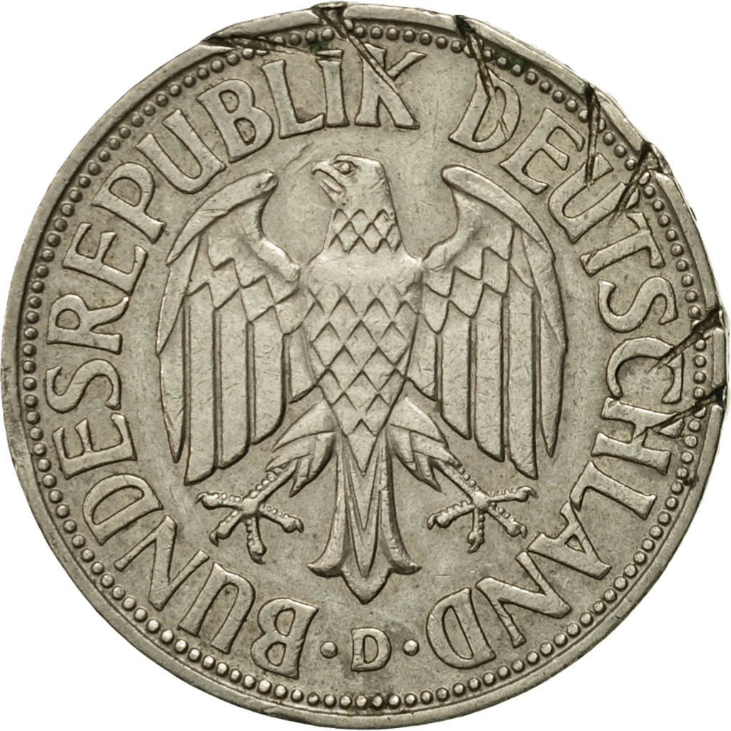 Münze, Bundesrepublik Deutschland, Mark, 1963, Munich, S, Copper-nickel, KM:110