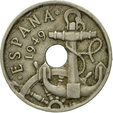 Coin, Spain, Francisco Franco, caudillo, 50 Centimos, 1951, EF(40-45)