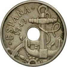 Moneta, Spagna, Francisco Franco, caudillo, 50 Centimos, 1956, BB, Rame-nichel