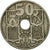 Moneda, España, Francisco Franco, caudillo, 50 Centimos, 1956, MBC, Cobre -