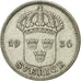 Coin, Sweden, Gustaf V, 50 Öre, 1936, EF(40-45), Silver, KM:788