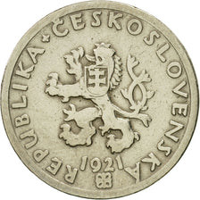 Coin, Czechoslovakia, 20 Haleru, 1921, AU(55-58), Copper-nickel, KM:1