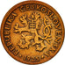 Moneda, Checoslovaquia, 10 Haleru, 1925, EBC, Bronce, KM:3