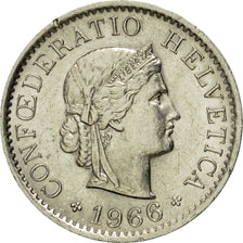Münze, Schweiz, 5 Rappen, 1966, Bern, VZ, Copper-nickel, KM:26