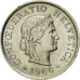Münze, Schweiz, 5 Rappen, 1966, Bern, VZ, Copper-nickel, KM:26