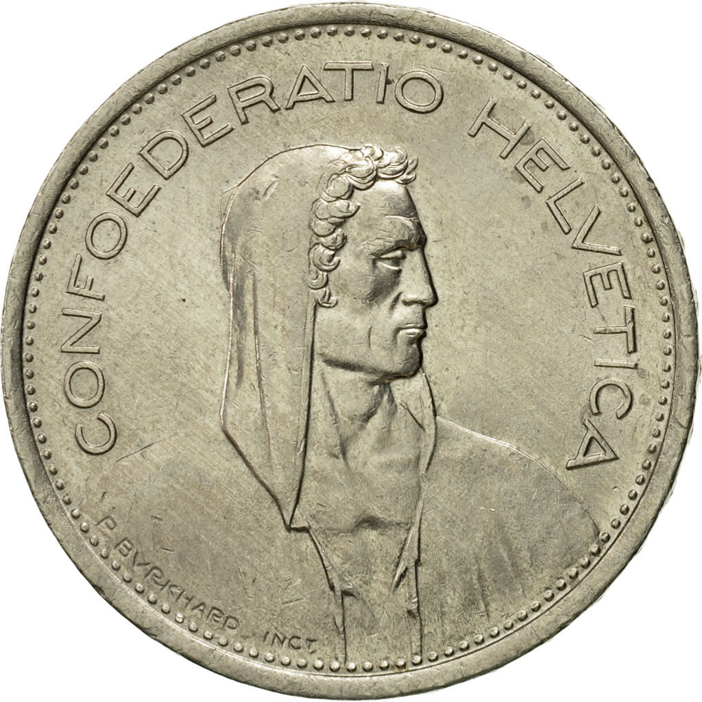 Moneta, Svizzera, 5 Francs, 1968, Bern, SPL-, Rame-nichel, KM:40a.1