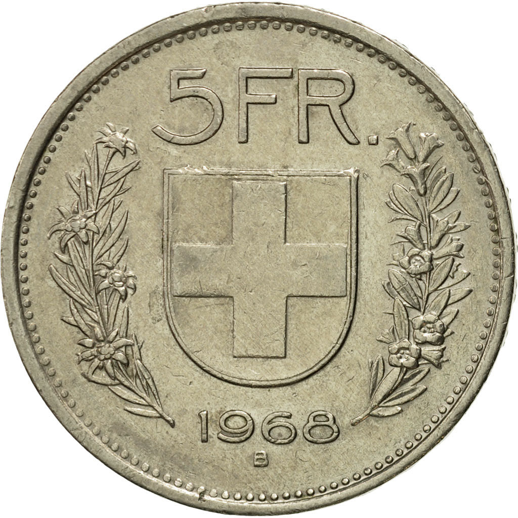 Monnaie, Suisse, 5 Francs, 1968, Bern, TTB, Copper-nickel, KM:40a.1