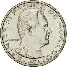 Monnaie, Monaco, Rainier III, 1/2 Franc, 1965, SUP, Nickel, KM:145