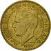 Coin, Monaco, Rainier III, 20 Francs, Vingt, 1950, VF(20-25), Aluminum-Bronze