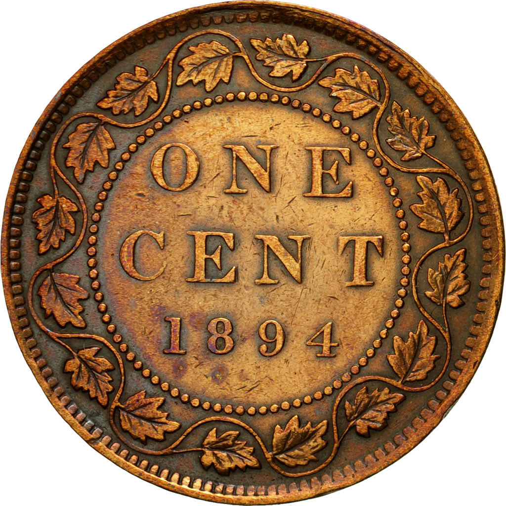 Coin, Canada, Victoria, Cent, 1894, Royal Canadian Mint, Ottawa, AU(55-58)