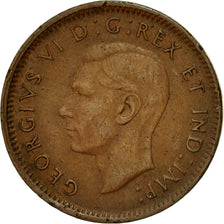 Moneta, Canada, George VI, Cent, 1945, Royal Canadian Mint, Ottawa, BB, Bronzo