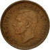 Moneda, Canadá, George VI, Cent, 1945, Royal Canadian Mint, Ottawa, MBC