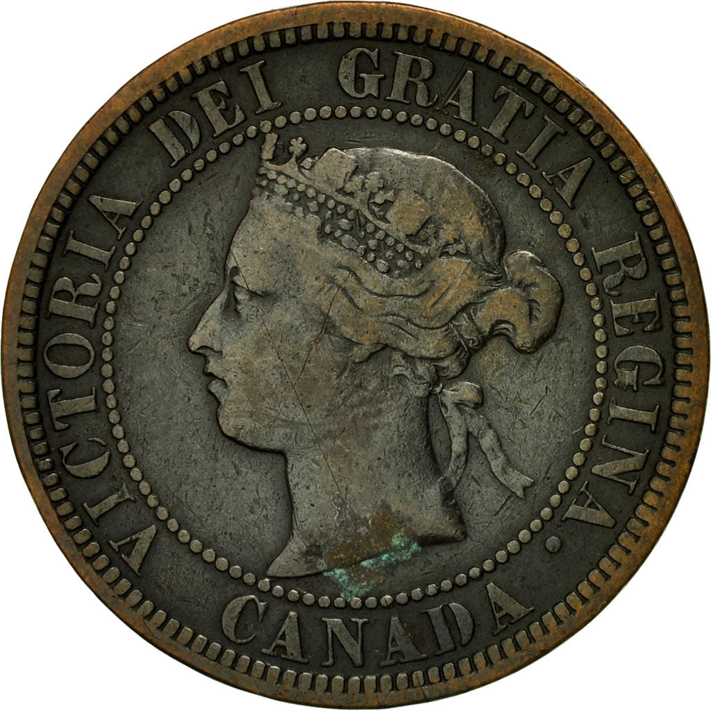 Coin, Canada, Victoria, Cent, 1876, VF(20-25), Bronze, KM:7