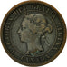Moneda, Canadá, Victoria, Cent, 1876, BC+, Bronce, KM:7