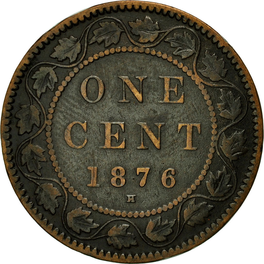Coin, Canada, Victoria, Cent, 1876, VF(20-25), Bronze, KM:7