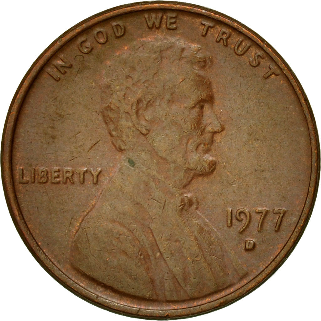 Münze, Vereinigte Staaten, Lincoln Cent, Cent, 1977, U.S. Mint, Denver, SS