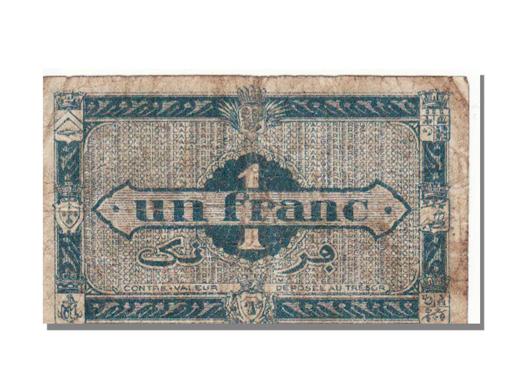 Algeria, 1 Franc, 1944, BB