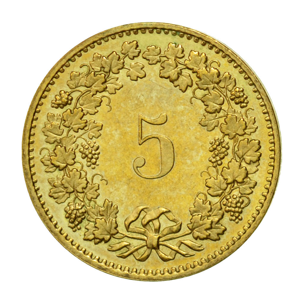 Moneta, Svizzera, 5 Rappen, 1982, Bern, SPL-, Alluminio-bronzo, KM:26c