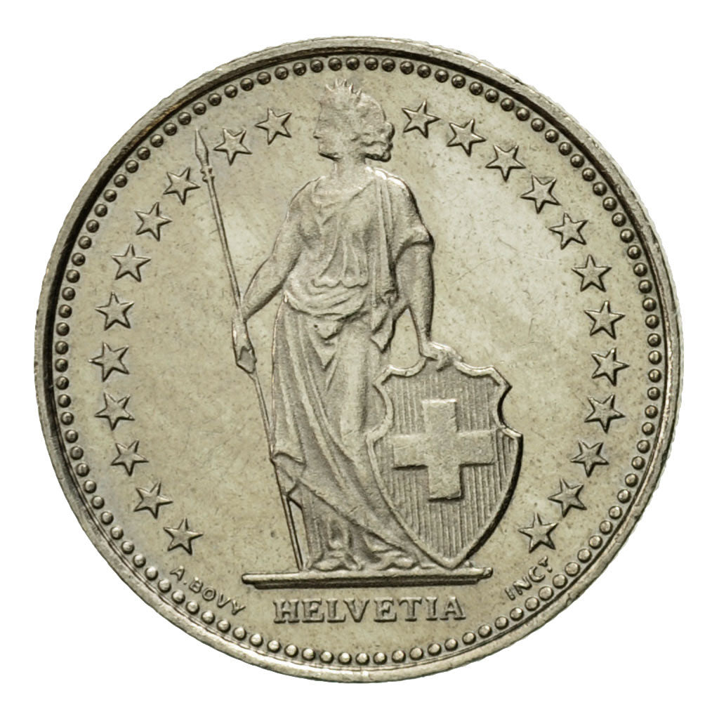 Moneta, Svizzera, 1/2 Franc, 1983, Bern, BB, Rame-nichel, KM:23a.3