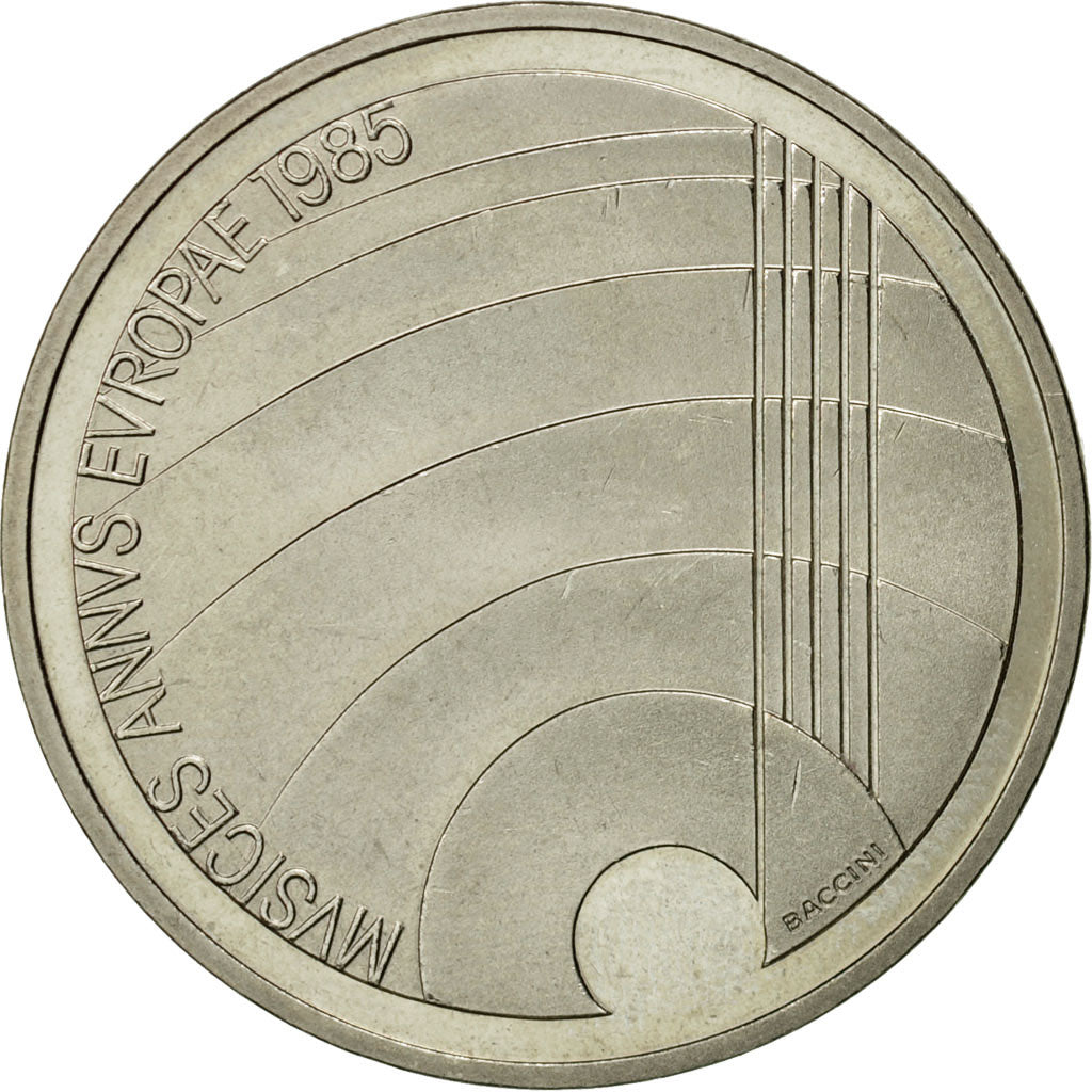 Coin, Switzerland, 5 Francs, 1985, AU(55-58), Copper-nickel, KM:64
