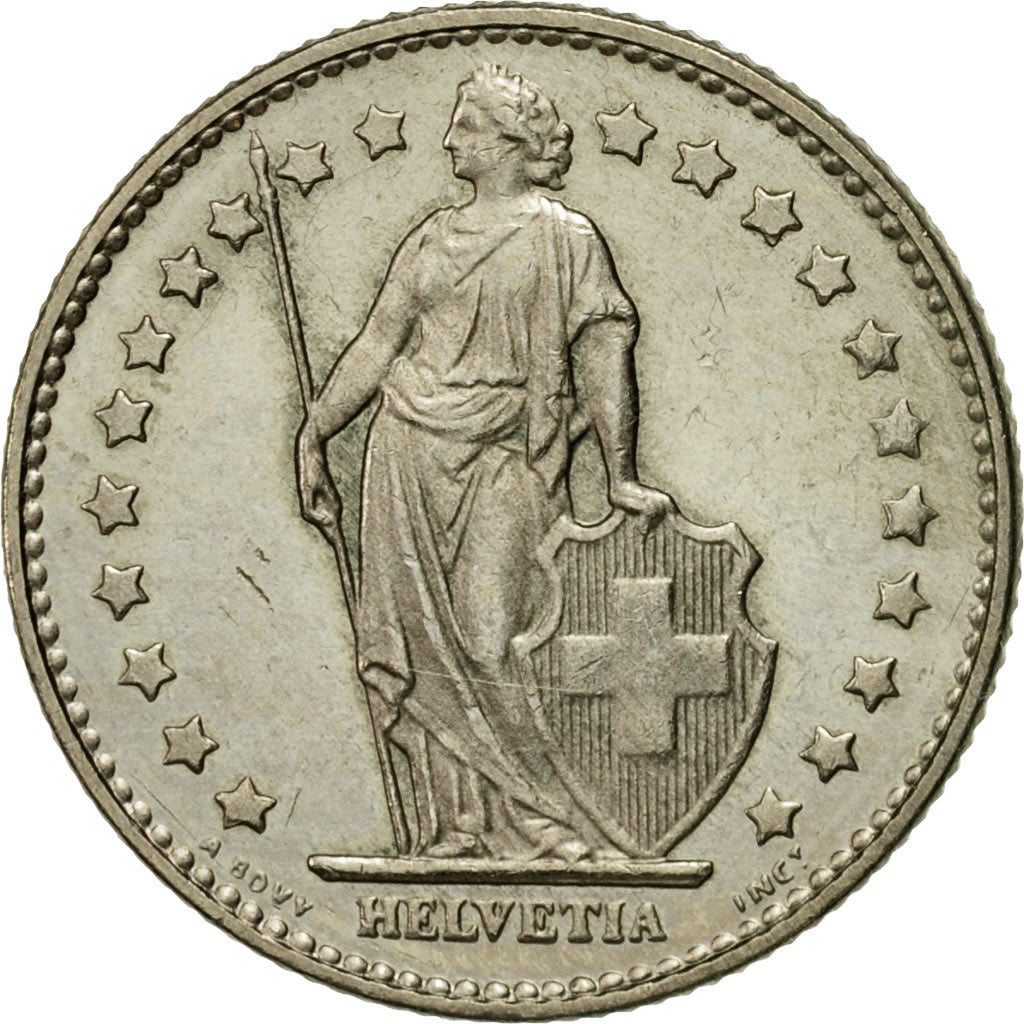 Moneta, Svizzera, Franc, 1982, BB, Rame-nichel, KM:24a.2