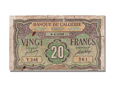 Algeria, 20 Francs, 1948, 1948-06-04, F(12-15)