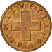 Coin, Switzerland, 2 Rappen, 1969, Bern, EF(40-45), Bronze, KM:47