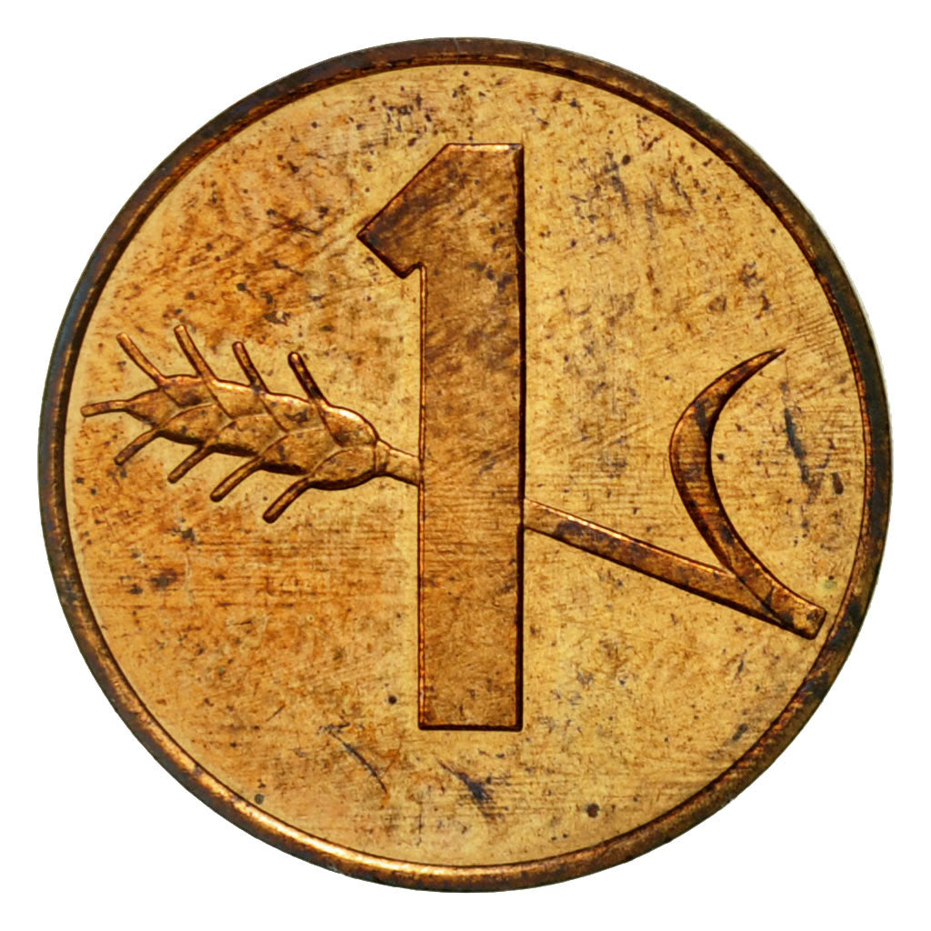 Coin, Switzerland, Rappen, 1977, Bern, VF(20-25), Bronze, KM:46