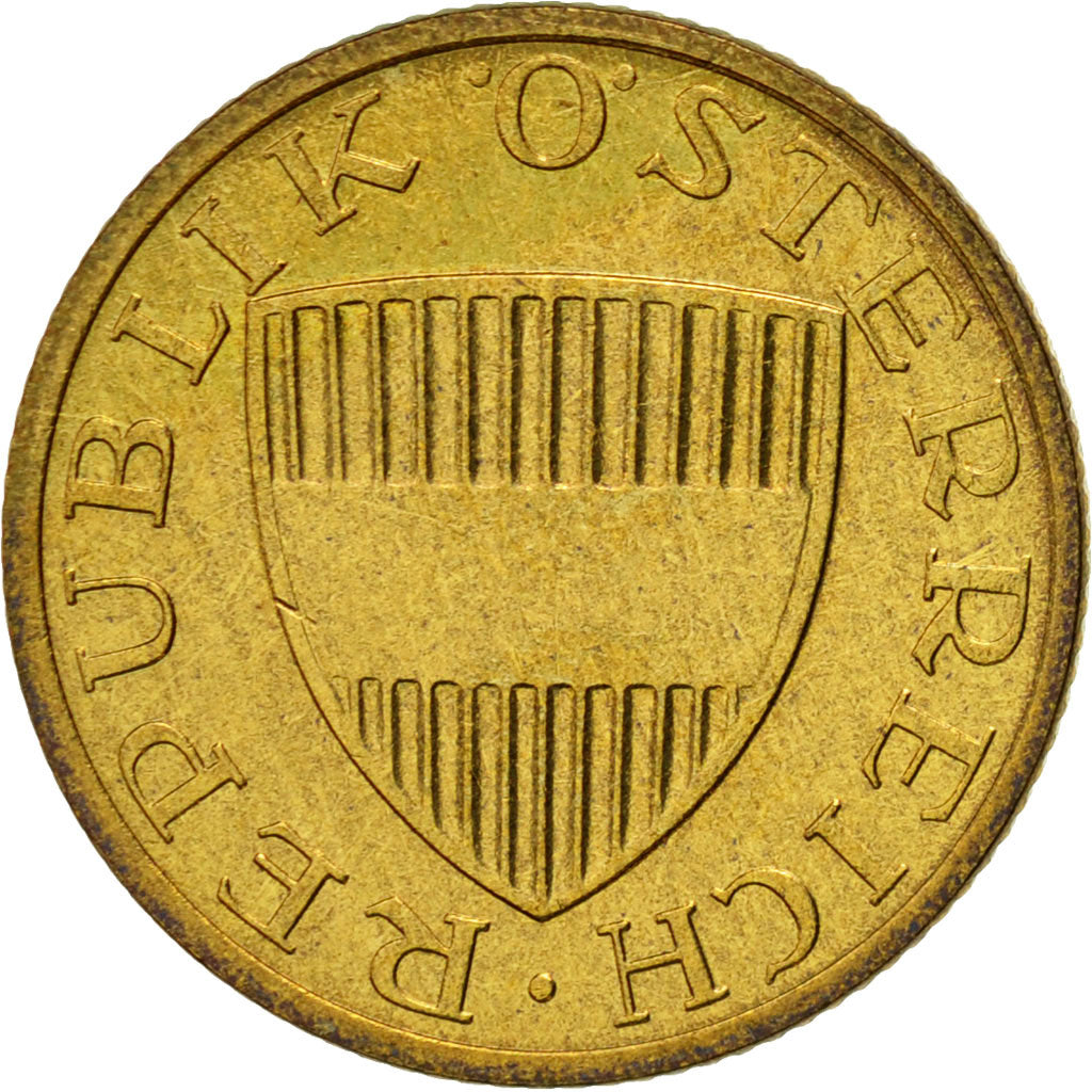 Coin, Austria, 50 Groschen, 1983, EF(40-45), Aluminum-Bronze, KM:2885