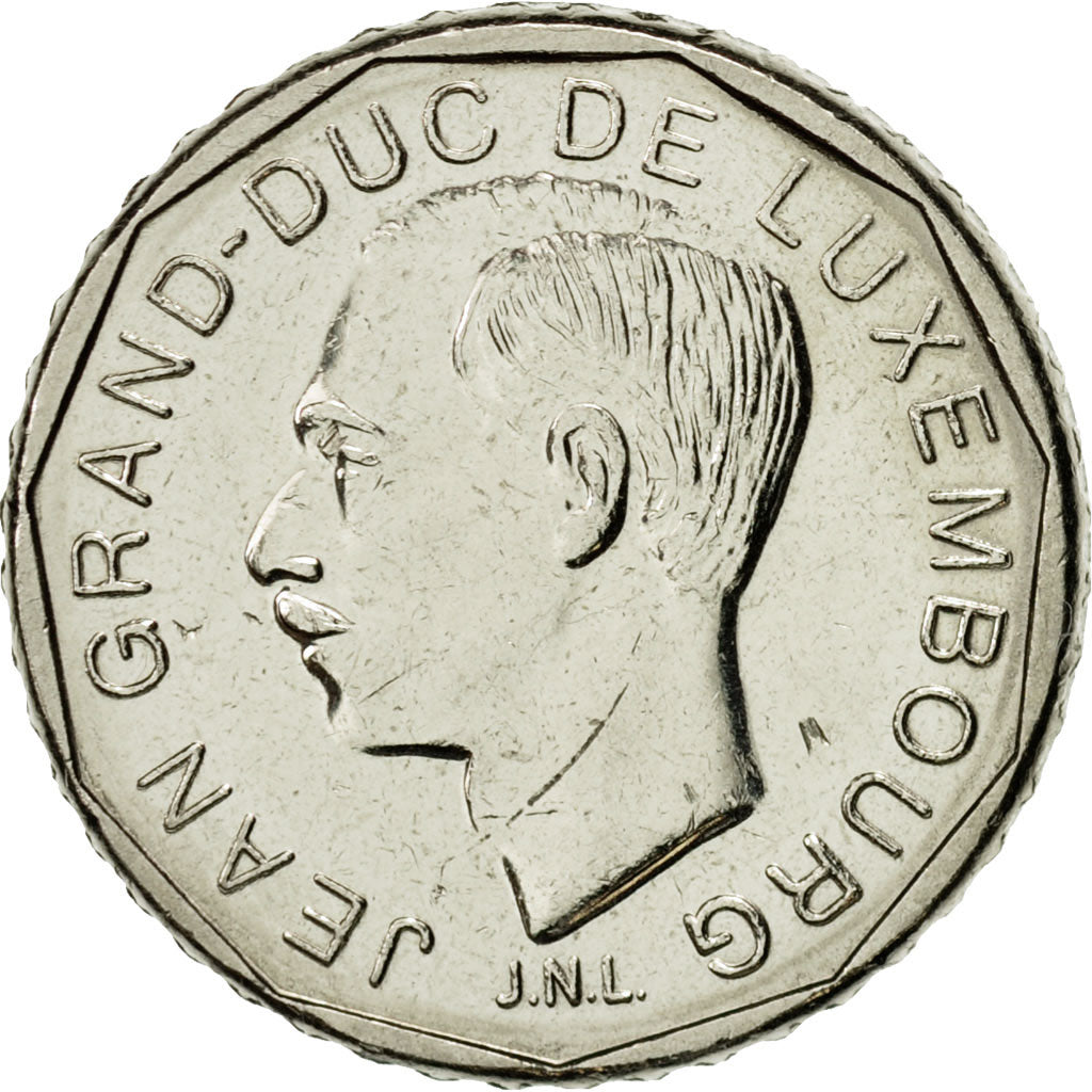 Coin, Luxembourg, Jean, 50 Francs, 1989, AU(55-58), Nickel, KM:66