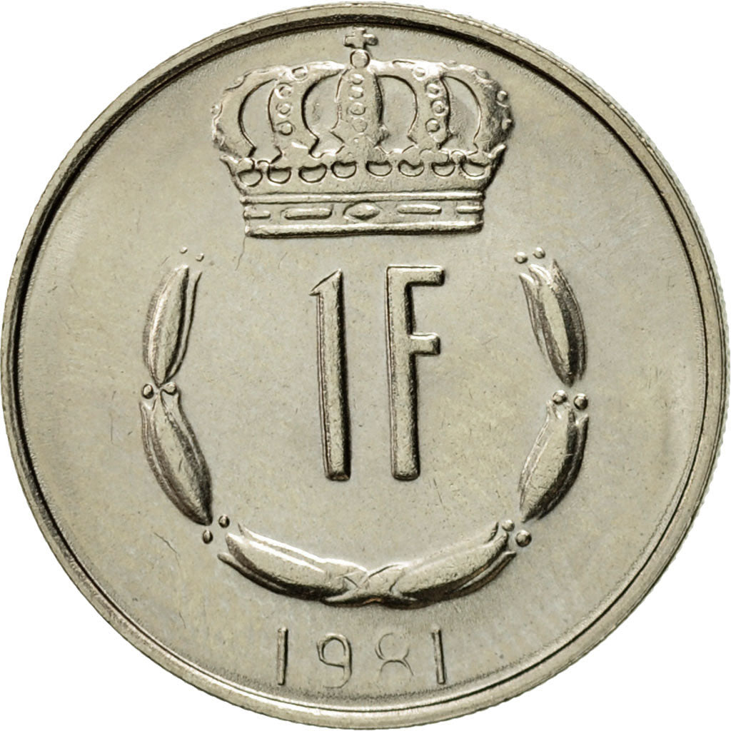 Münze, Luxemburg, Jean, Franc, 1981, VZ, Copper-nickel, KM:55