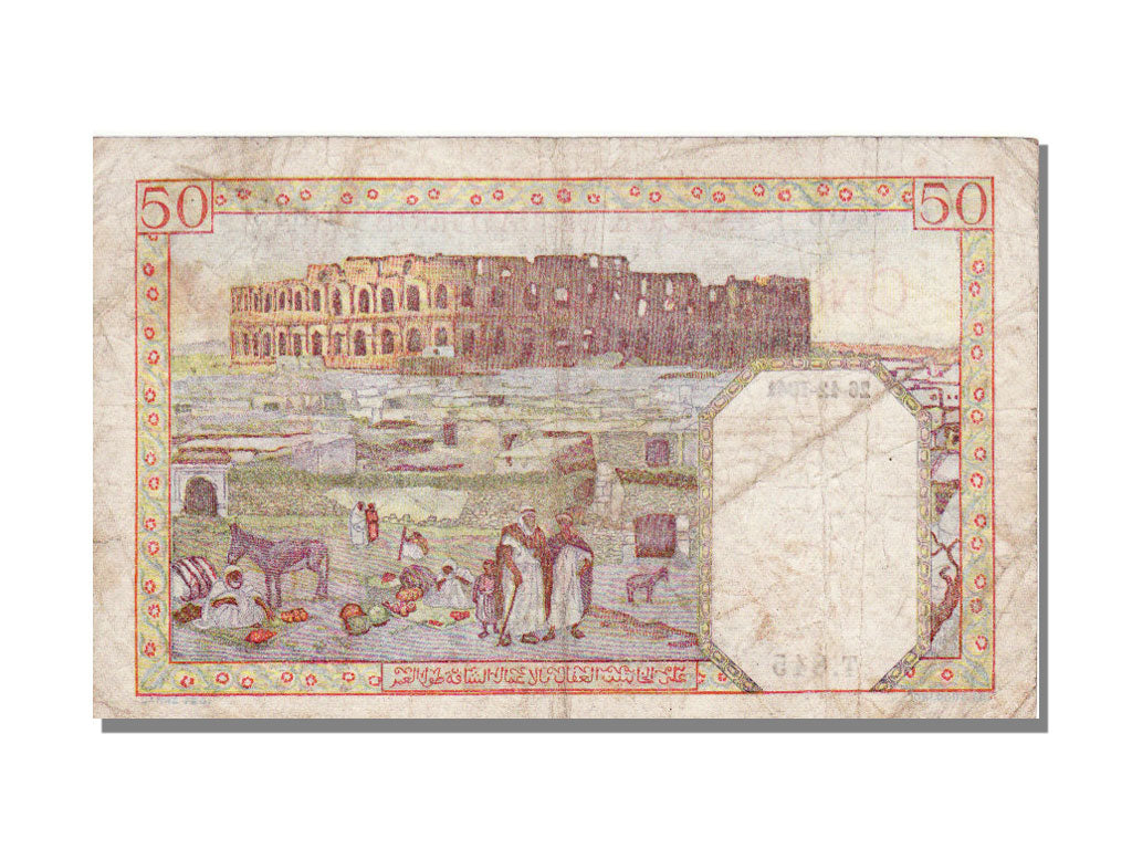 Algeria, 50 Francs, 1941, 1941-12-26, VF(30-35), T.845
