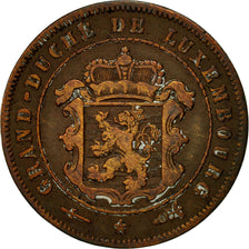 Coin, Luxembourg, William III, 2-1/2 Centimes, 1908, Utrecht, VF(20-25), Bronze