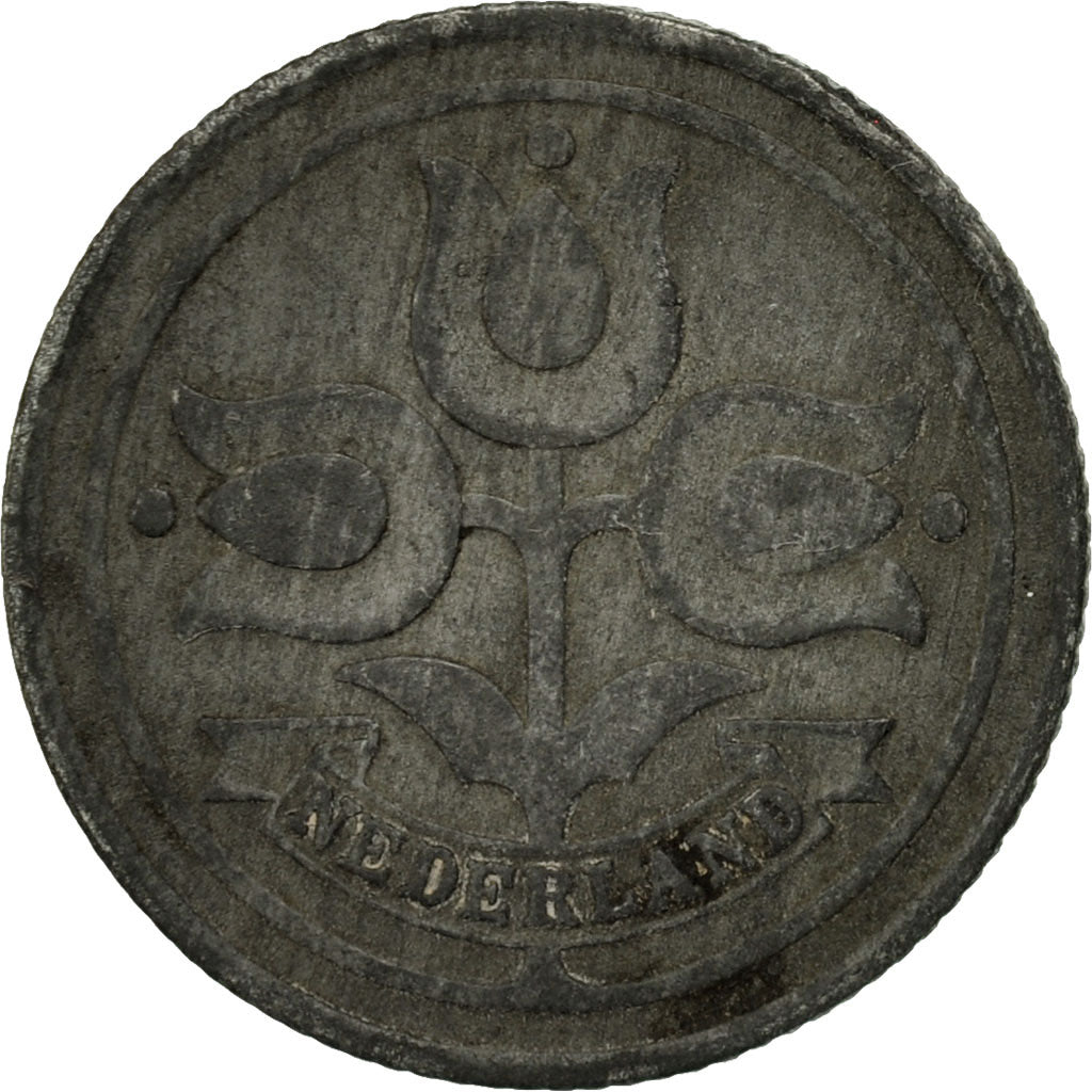 Münze, Niederlande, Wilhelmina I, 10 Cents, 1942, S, Zinc, KM:173